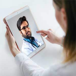 Interface sécurisée pour une téléconsultation vidéo