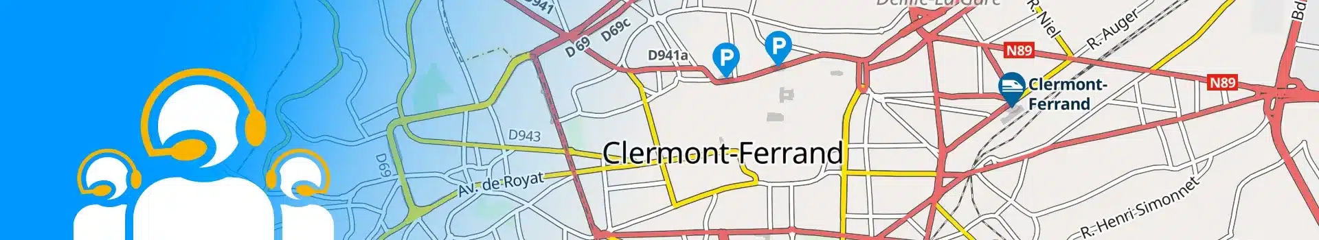 Permanence téléphonique Clermont-ferrand à proximité de la chaîne montagneuse des Puys dans le département du Puy-de-Dôme (63)