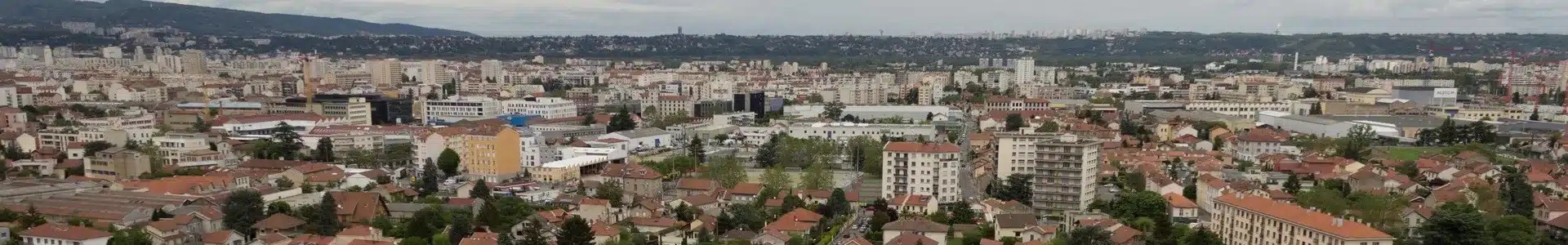 Villeurbanne vu du ciel