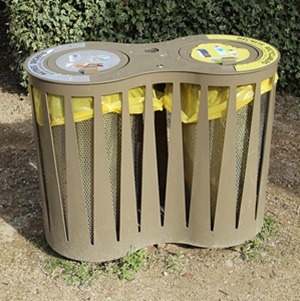 Colonnes d’apport volontaire pour le verre et le recyclage