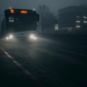 Zone complète d’éclairage public hors tension dans un secteur sensible