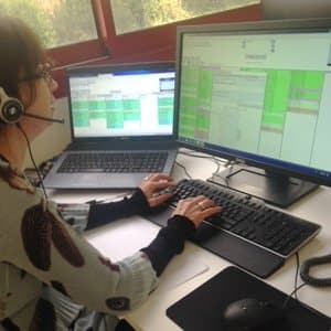 Interface de ticketing utilisée par un helpdesk externalisé