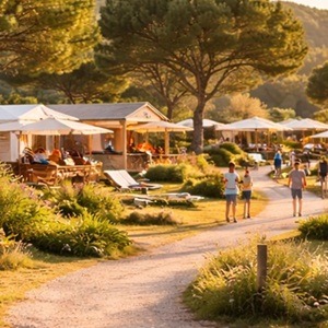 Camping en haute saison dans l’hôtellerie de plein air