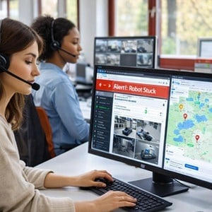 Support opérationnel pour robots en exploitation