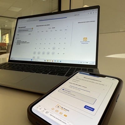 Prise de rendez-vous par téléphone et planning