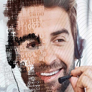 Prise en charge immédiate par l'IA conversationnelle et un téléopérateur