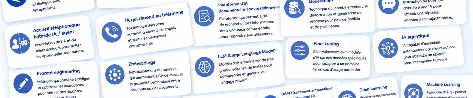 Comprendre le vocabulaire de l'IA conversationnelle : définitions, technologies, usages, solutions