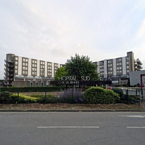 Rennes Hôpital Sud dans le quartier du Blosne