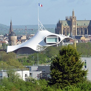 Metz Entrée sud de ville Centre Pompidou
