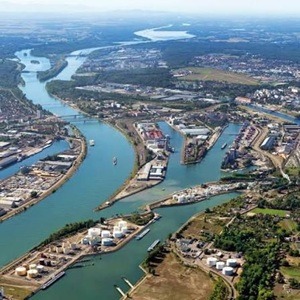 Ports de Strasbourg et logistique rhénane